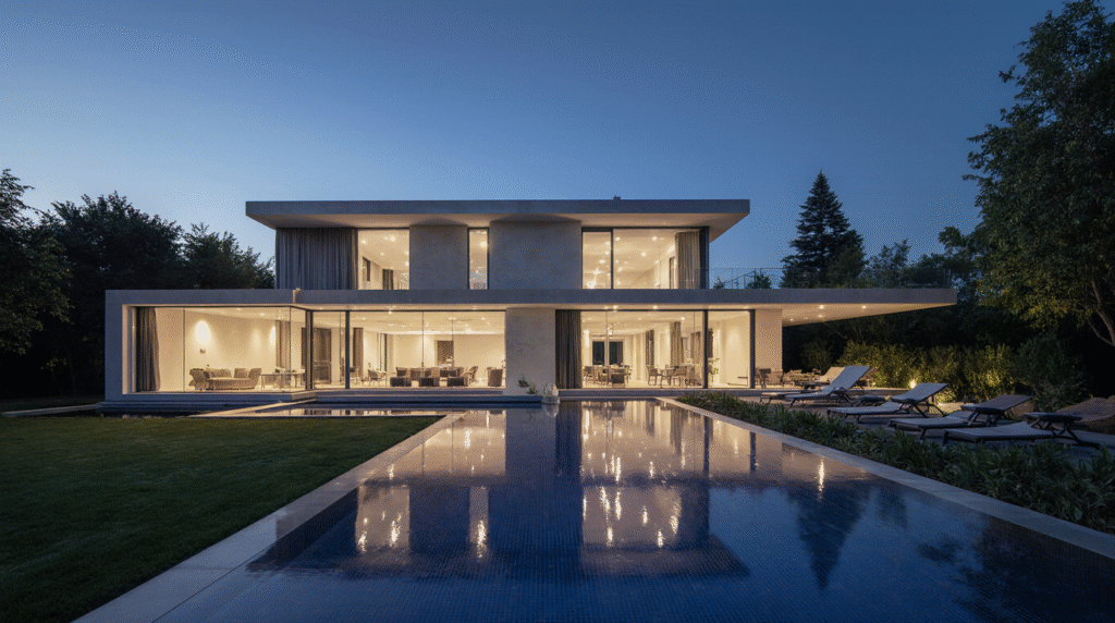 house with indoor pool for rent